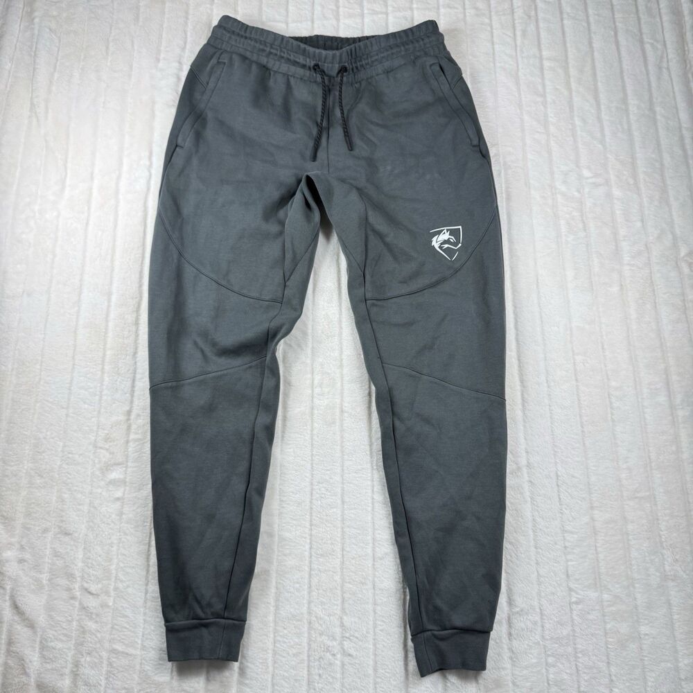 Alphalete Origin Joggers Men's XL Charcoal Gray Tapered Fit Drawstring Gym 2016